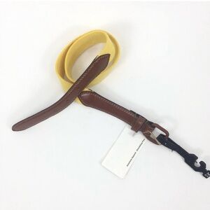 American Apparel Stylish Yellow and Brown belt siz xxs